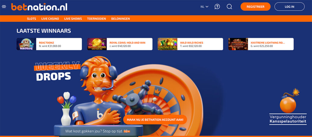 Betnation casino screenshot