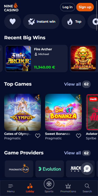 Nine Casino App