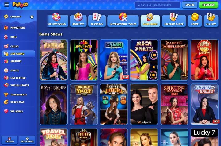 Pistolo Casino Screenshot