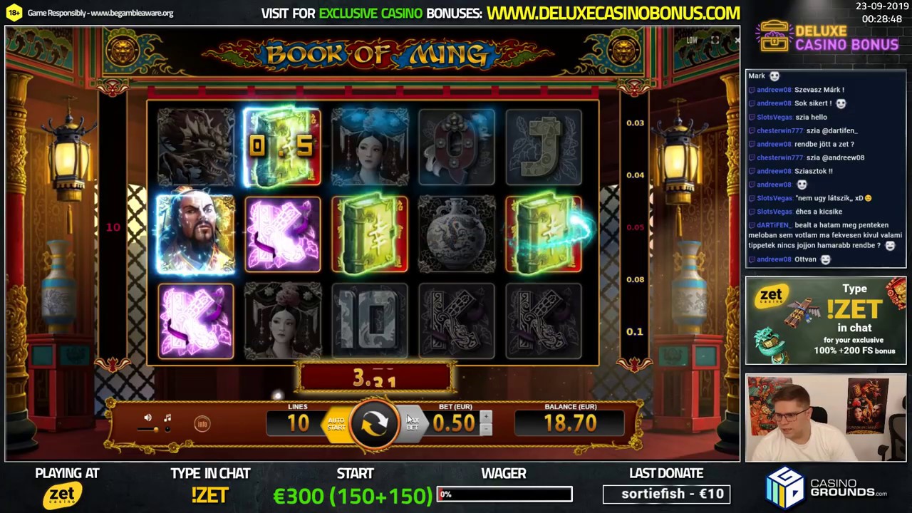 Interfaccia dell'app Zetcasino che mostra giochi e menu